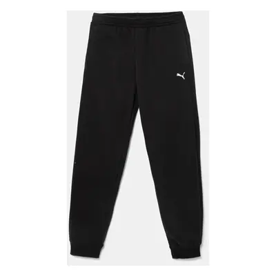 Dětské tepláky Puma ESS Sweatpants CL FL černá barva, hladké, 684899