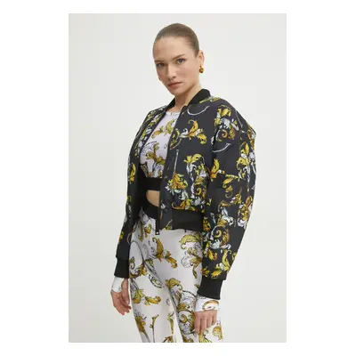 Oboustranná dětská bomber bunda Versace Jeans Couture černá barva, zimní, 78HASD08 CQD99