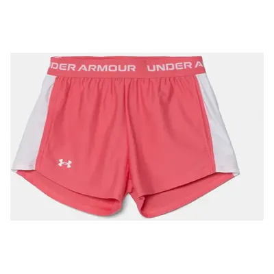 Dětské kraťasy Under Armour Tech Play Up Short růžová barva, hladké, 1390075