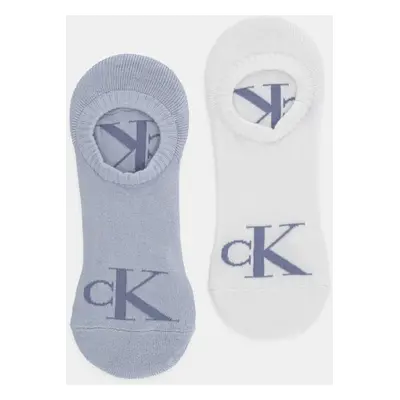 Ponožky Calvin Klein Jeans 2-pack pánské, modrá barva, 701228809