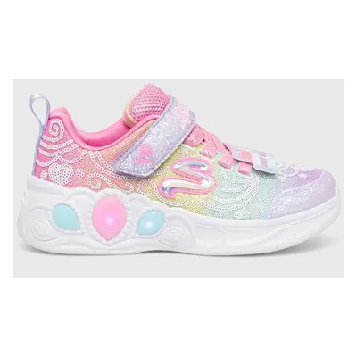 Dětské sneakers boty Skechers PRINCESS WISHES růžová barva