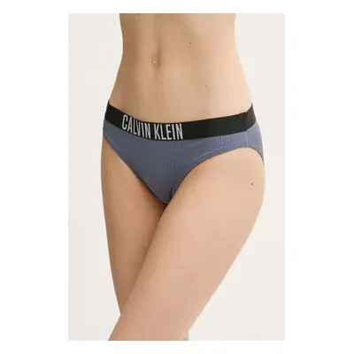 Plavkové kalhotky Calvin Klein modrá barva, KW0KW02752