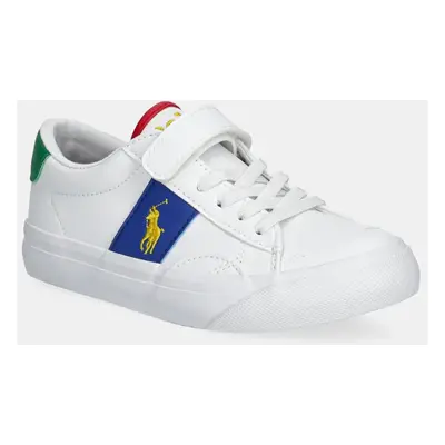 Dětské sneakers boty Polo Ralph Lauren RYLEY PS bílá barva, RL02450102