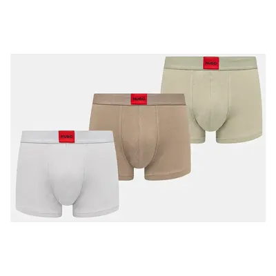 Boxerky HUGO 3-pack pánské, více barev, 50532797