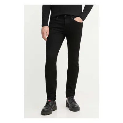 Džíny Pepe Jeans SLIM JEANS pánské, černá barva, PM207388XG9