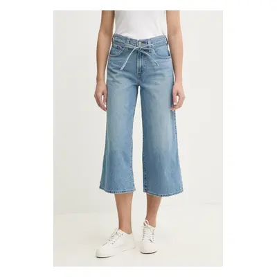 Džíny Levi's XL CULOTTE dámské, modrá barva, 001V1