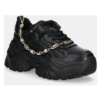 Sneakers boty Buffalo Bliss Chain černá barva, 1636294-BLK