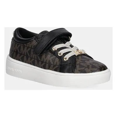 Dětské sneakers boty Michael Kors JEM RALLEY PS hnědá barva, MK02484210