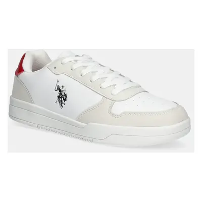 Sneakers boty U.S. Polo Assn. STEVE004M/5YH1 bílá barva, STEVE