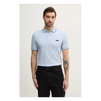 Polo tričko Calvin Klein černá barva, K10K112751