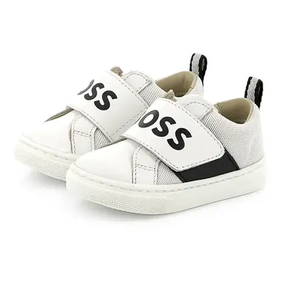 Dětské sneakers boty BOSS bílá barva, J52161