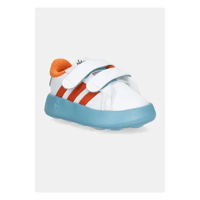 Dětské sneakers boty adidas GRAND COURT Olaf CF x Disney bílá barva, IF4058