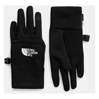 Dětské rukavice The North Face RECYCLED ETIP GLOVE černá barva, NF0A7WGEJK31