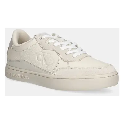 Sneakers boty Calvin Klein Jeans CLASSIC CUPSOLE MG WMM béžová barva, YM0YM01153