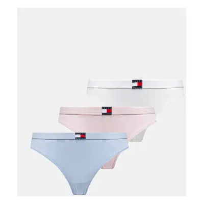 Tanga Tommy Hilfiger 3-pack černá barva, UW0UW05641