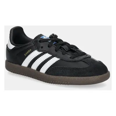 Dětské sneakers boty adidas Originals SAMBA OG černá barva, IE3680