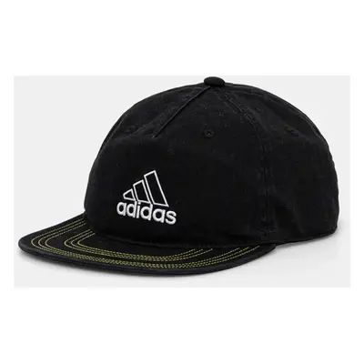 Bavlněná baseballová čepice adidas Originals černá barva, JC6058