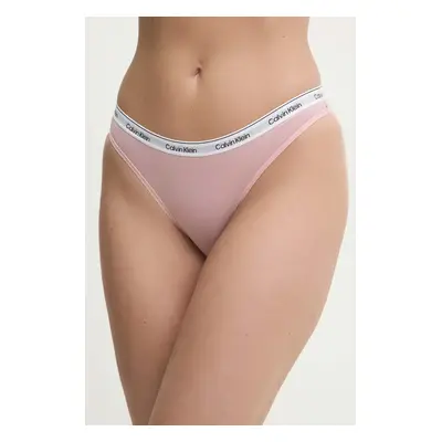 Kalhotky Calvin Klein Underwear růžová barva, 000QD5044E