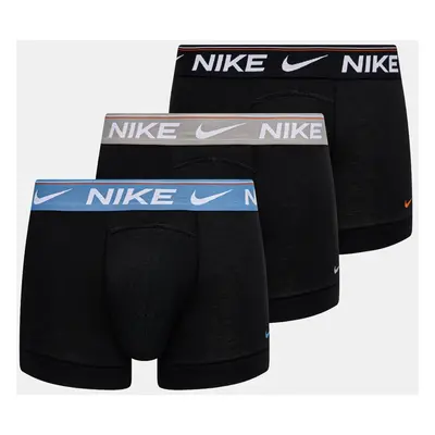 Boxerky Nike 3-pack pánské, černá barva, 0000KE1256