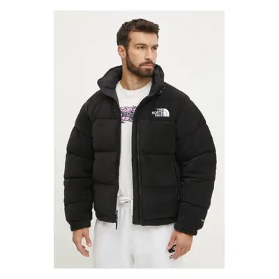 Bunda The North Face 2000 Polar Nuptse pánská, černá barva, zimní, oversize, NF0A88XNJK31