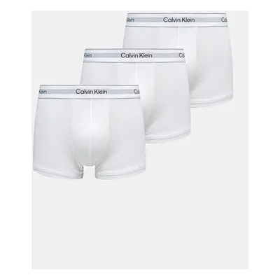 Bavlněné boxerky Calvin Klein Underwear 3-pack bílá barva, LV00NB4389