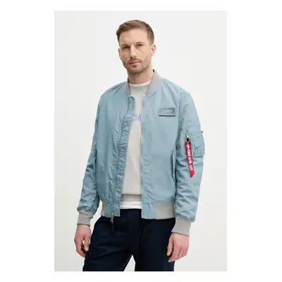 Bomber bunda Alpha Industries MA-1 TTC modrá barva, přechodná, 126101