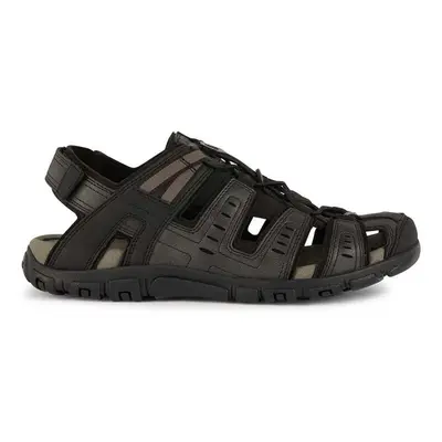 Sandály Geox UOMO SANDAL STRADA pánské, černá barva, U4524C 000ME C9999