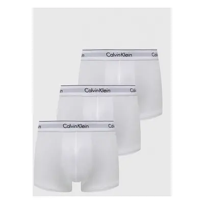 Boxerky Calvin Klein Underwear pánské, bílá barva, 000NB2380A