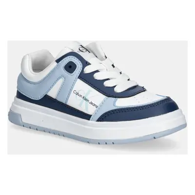 Dětské sneakers boty Calvin Klein Jeans modrá barva, V3X9-82091