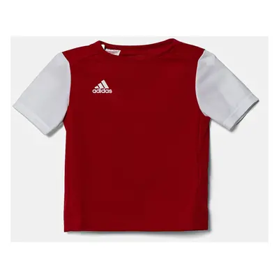 Dětské tričko adidas Performance červená barva, s potiskem, DP3215