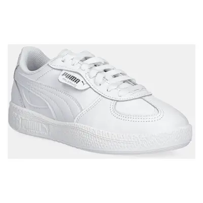 Kožené sneakers boty Puma Palermo Moda Lthr Wns bílá barva, 397738