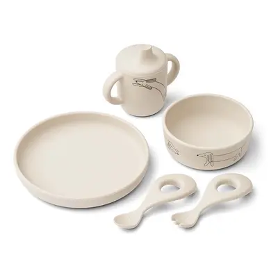 Sada pro miminko Liewood Ryle Printed Tableware Set