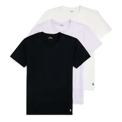 Bavlněné tričko Polo Ralph Lauren 3-pack bílá barva, 714830304