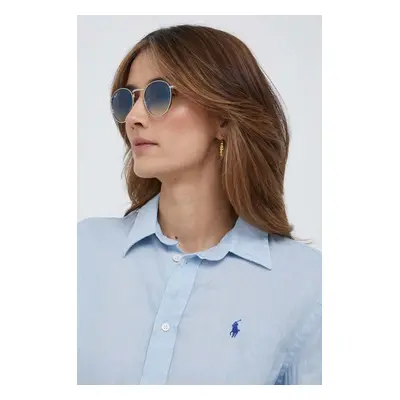 Plátěná košile Polo Ralph Lauren regular, s klasickým límcem, 211920516