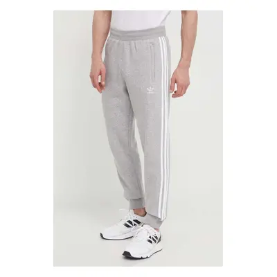 Tepláky adidas Originals 3-Stripes Pant šedá barva, melanžové, IM9318