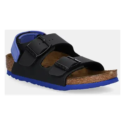 Dětské sandály Birkenstock Milano černá barva, 1029469