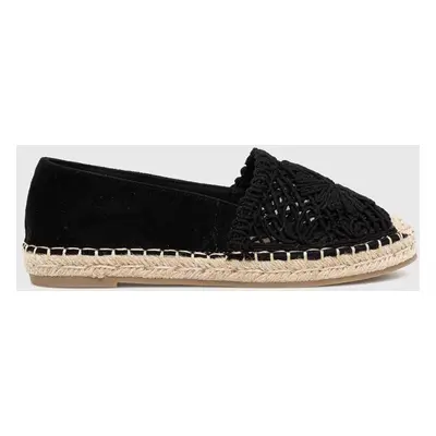 Espadrilky Answear Lab černá barva