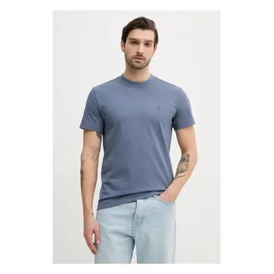 Bavlněné tričko Calvin Klein Jeans modrá barva, J30J326683