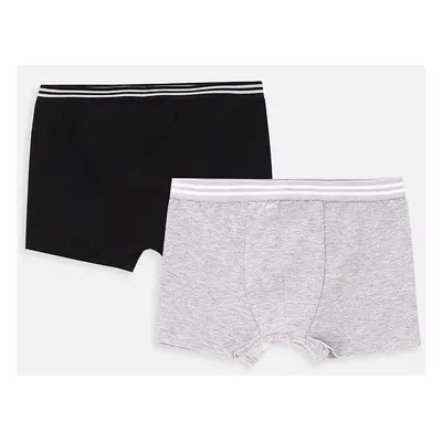 Dětské boxerky Coccodrillo 2-pack černá barva, BASIC UNDERWEAR