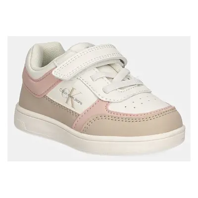 Dětské sneakers boty Calvin Klein Jeans růžová barva, V1A9-80974