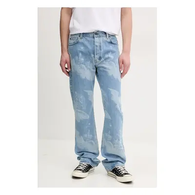 Džíny Fiorucci Angel Print Straight Fit Jeans pánské, U02SPDJE075DN03DN02