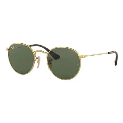 Dětské sluneční brýle Ray-Ban JUNIOR ROUND zelená barva, 0RJ9547S