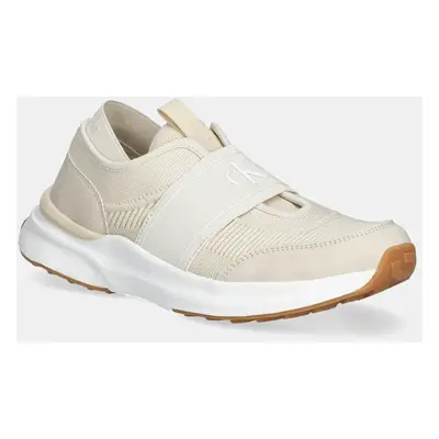 Sneakers boty Calvin Klein Jeans béžová barva, V3X9-83011