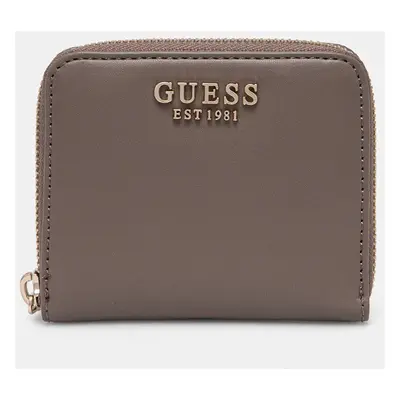 Peněženka Guess LAUREL hnědá barva, SWVC85 00137