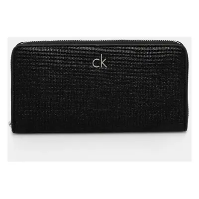 Peněženka Calvin Klein černá barva, K60K612960