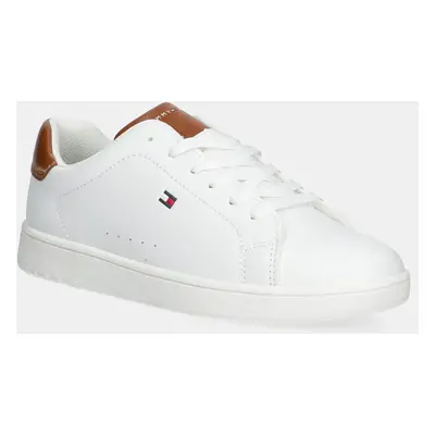 Dětské sneakers boty Tommy Hilfiger hnědá barva, T3X9-33848