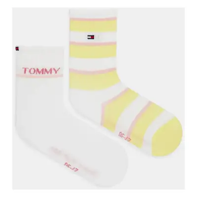 Dětské ponožky Tommy Hilfiger 2-pack žlutá barva, 701232856