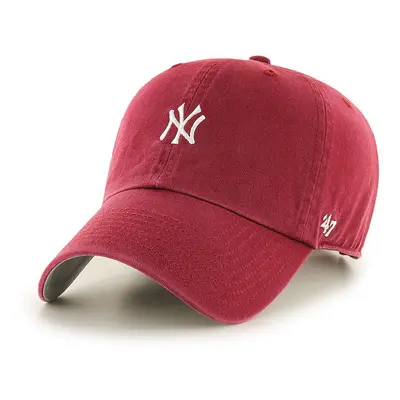 Čepice 47brand New York Yankees červená barva, s aplikací