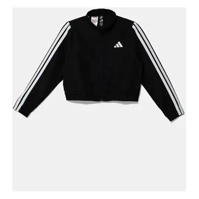 Dětská bunda adidas černá barva, JD6508