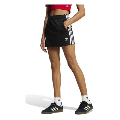 Dětská sukně adidas Originals černá barva, mini, JD5824